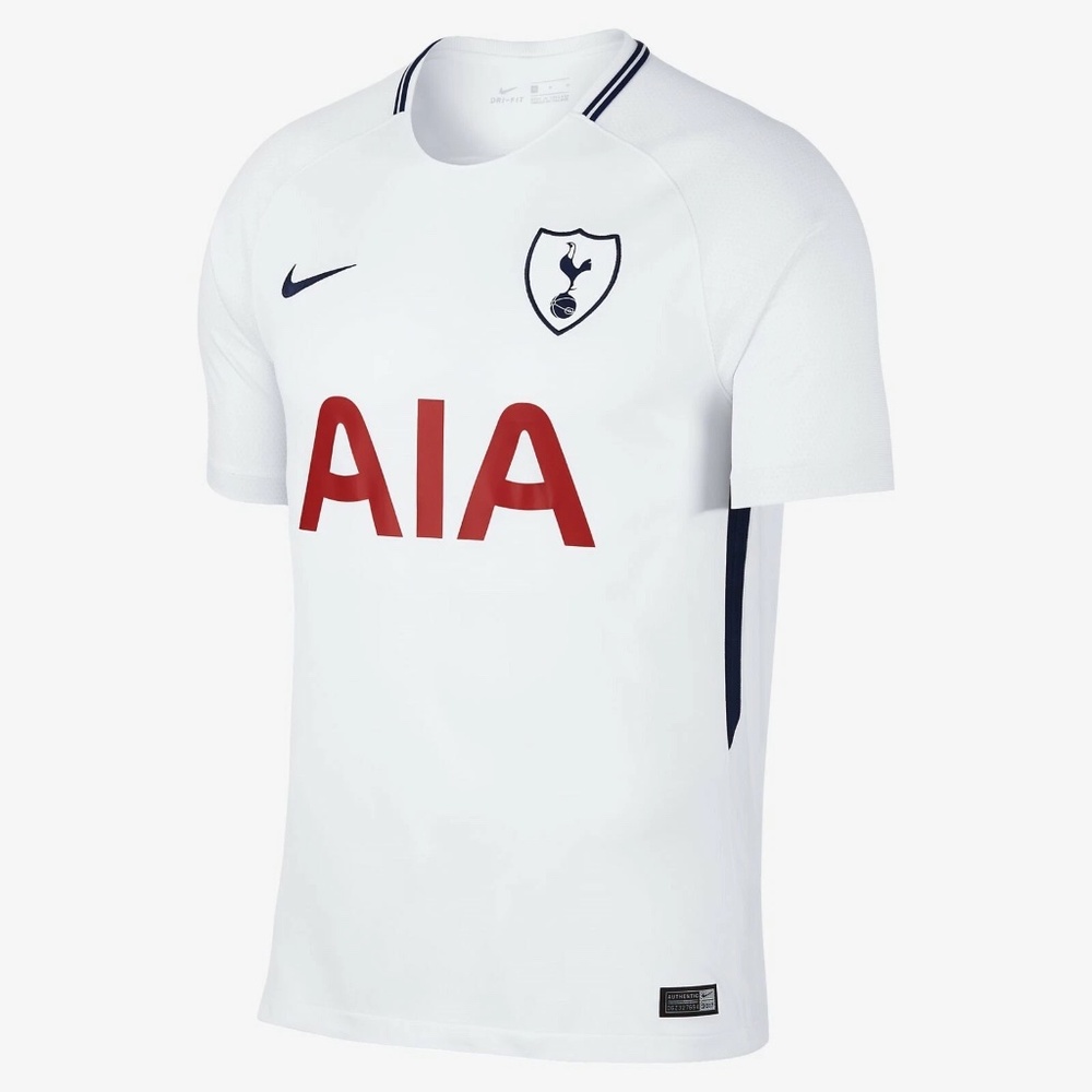 Nike 2017-2018 Tottenham Hotspur Home Jersey White Adult Men Size Small (S)